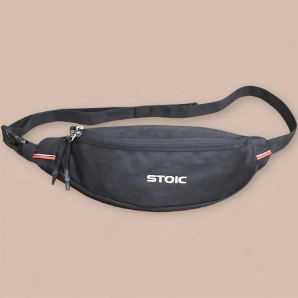 STOIC WAIST BLACK BAG