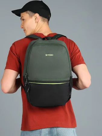 STOIC GREEN BLACK BACKPACK